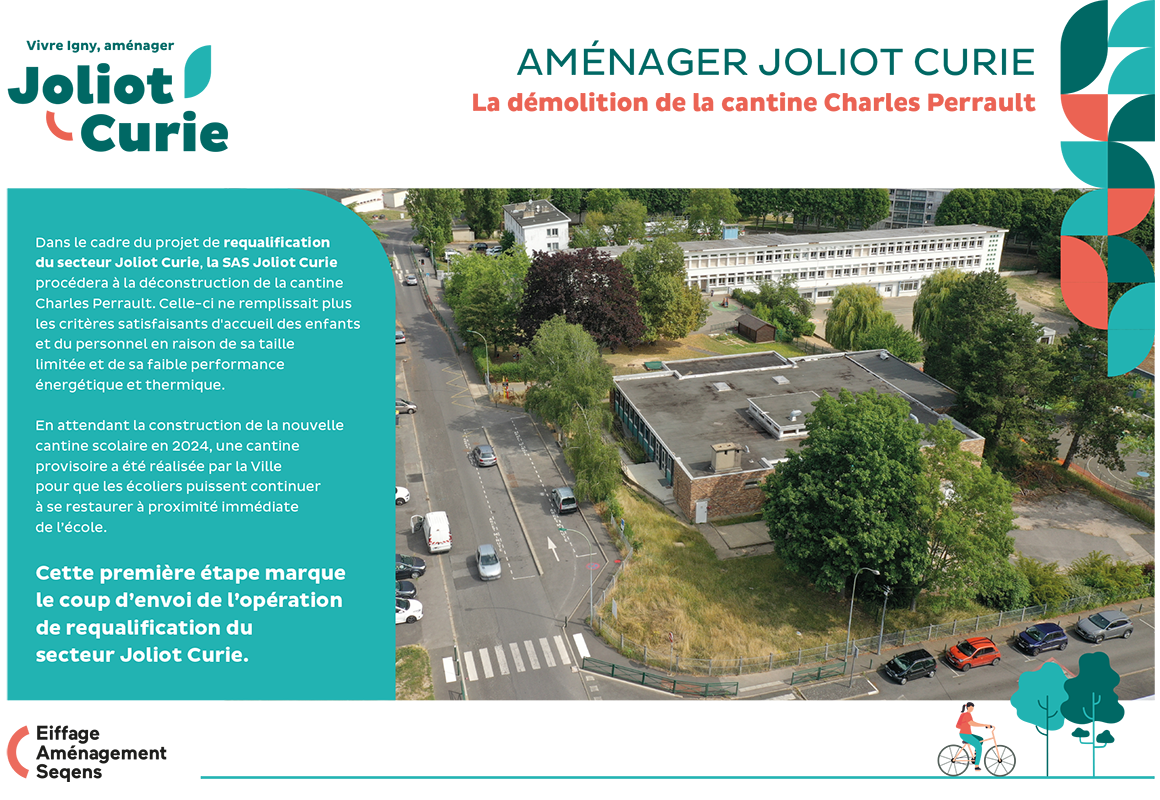 Panneau 1 opération requalification de Joliot Curie